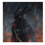 Tablou afis Bloodborne - Material produs:: Poster pe hartie FARA RAMA, Dimensiunea:: 100x100 cm, 