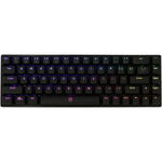 Tastatura gaming mecanica A+ K77B, iluminare RGB