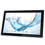 Tableta Xoro MegaPAD 2154 V7, Procesor Hexa-Core 1.8GHz, Ecran LCD IPS FHD 21.5", 2x 3W, 4GB RAM DDR4, 64GB Flash, 2MP, Bluetooth, Wi-Fi, Android 13 Negru