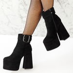 Botine Dama Reese Negre #13231