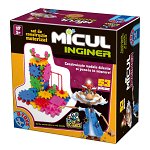 Micul Inginer - 53 piese - Set de construcție motorizat - Joc EduScience, D-Toys