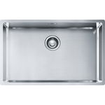 Chiuveta bucatarie Franke, Box BBX 210/110-68, 68.5x41 cm,pe blat/sub blat, inox lucios, cu sifon,cu prea plin perimetral