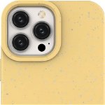 Husa Eco Case pentru iPhone 13 Pro Max din silicon galben, ForIT