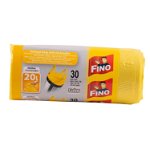 Saci menajeri Fino Color 20 litri, 44x50cm, galben, 30buc