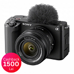 Sony ZV-E1 cu 28-60mm Kit Vlogging Full Frame cu trepied dedicat