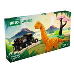 Set trenulet cu traseu de sine aventura dinozaurilor BRIO, Brio