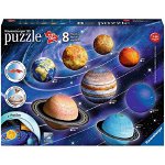 Puzzle Ravensburger 3D - Sistemul Solar, 522 piese, Ravensburger