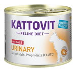 Conserva Kattovit Urinary, Vitel, 185 g, Kattovit