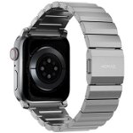Accesoriu smartwatch NOMAD Titanium V2 compatibila cu Apple Watch 4/5/6/7/8/SE/Ultra 42/44/45/49mm Silver