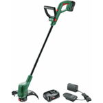 Trimmer de gazon cu acumulator BOSCH EasyGrassCut 18V-26, diametru de taiere 26 cm, fir taiere semiautomat, 2 x acumulatori PBA 18 V 2.0 Ah, incarcator AL 1810 CV