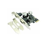 Set 2 porturi seriale Card PCI-E, APPROX, Argintiu