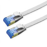 Cablu de retea RJ45 extra flat FTP cat.6A 0.5m Gri, Value 21.99.2110, Value