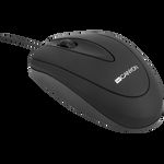 CANYON wired optical Mouse with 3 buttons  DPI 1000  Black  cable length 1.15m  100*51*29mm  0.07kg