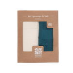 Set 2 prosoape baie 50x90  cm- blue mix. setul contine 1 prosop b