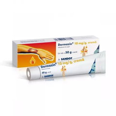Dermazin crema 10mg/g, 50g, Sandoz, SANDOZ