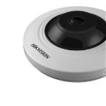 Camera supraveghere Hikvision IP Fisheye DS-2CD2955FWD-IS(1.05mm) 5MP, IR8M, 1/2.5" Progressive Scan CMOS, WDR 120 dB, 1 RJ45 10M/100M self- adaptive Ethernet port,Operating Conditions -10 °C to +50 °C , Power Supply 12 VDC, 0.5 A, max. 6 W , HIKVISION