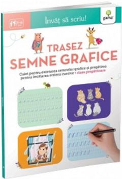 Invat sa scriu! Trasez semne grafice 5-6 ani