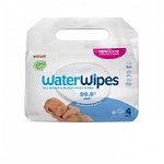 Servetele umede Biodegradabile Water Wipes, 4 pachete x 60 buc, 240 buc, WaterWipes