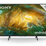 Televizor LED Sony 125 cm (49") 49XH8077, Ulra Hd 4K, Smart TV, Android TV, WiFi