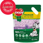 ENJOY Tofu Aşternut igienic pentru pisici, aromă Lavandă 6L/2,5kg, Enjoy