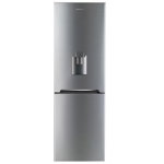 Combina frigorifica Daewoo RN-308RDQM, 330l l, No Frost, Dispenser apa, Clasa E, H 187 cm, Inox