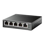 Switch TP-Link TL-SG105MPE, 5 porturi Gigabit, Desktop, Easy Smart, POE, 10Gbps Capacity, porturi POE: 1-4, buget POE: 120W., TP-Link