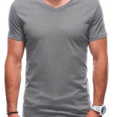 Tricou din bumbac cu decolteu in V, EDOTI Tricou din bumbac cu decolteu in V, EDOTI