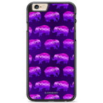 Bjornberry Shell iPhone 6/6s - Elefanți violet, 