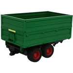 Jucarie Professional Series Tandemaxle Tipping Trailer with Removeable Top (02010), BRUDER