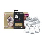 Biberon Tommee Tippee Closer to Nature 260 ml PP x 3 buc, Tommee Tippee