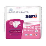 SENI SUPER QUATRO EXTRA LARGE SCUTECE INCONTINENTA 10BUC