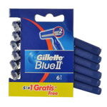 Set 5 aparate de ras Gillette Blue ll Plus Ultragrip, 2 lame,pentru barbati, Gillette