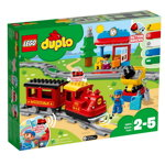 LEGO DUPLO - Tren cu aburi 10874, 59 piese, Lego