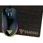 Kit Gaming mouse si mousepad Gamdias Zeus E1 RGB