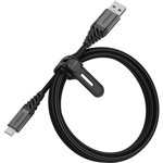Cablu de date Premium USB/USB Type-C 1m Negru, OtterBox