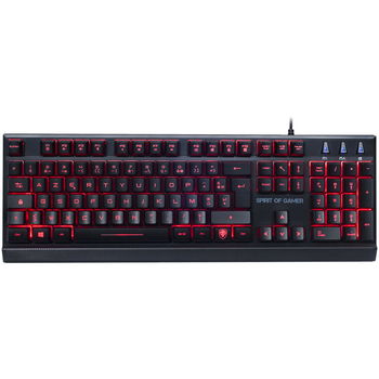 Tastatura Gaming Spirit of Gamer Elite K-10 Qwerty Led Negru 3700104435360