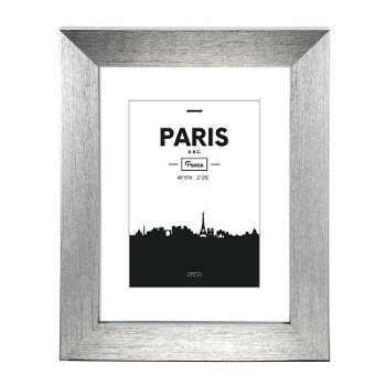 Rama foto Paris Hama, 10 x 15 cm, plastic, Argintiu