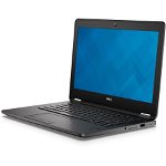 Laptop Refurbished Dell Latitude E7270 (Procesor Intel® Core™ i5-6300U (3M Cache, up to 3.0 GHz) 12.5inch FHD , 8GB DDR4, 256GB SSD, Intel® HD Graphics, Negru) , Dell