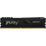 Memorie RAM Kingston FURY Beast, KF432C16BB/32, 32GB, DDR4, 3200MHz, CL16, Kingston Fury