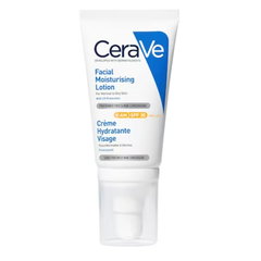 Crema hidratanta de fata cu protectie solara SPF30 si ceramide pentru ten normal-uscat, 52ml, CeraVe, CERAVE