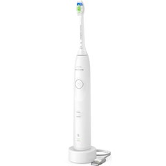 Periuta de dinti electrica HX7110/01, 62.000 miscari/minut, autonomie 21 zile, 2 moduri periere, senzor presiune integrat, functia BrushSync, capat de periere Otimal White, alb Periuta de dinti electrica HX7110/01, 62.000 miscari/minut, autonomie 21 zile, 2 moduri periere, senzor presiune integrat, functia BrushSync, capat de periere Otimal White, alb