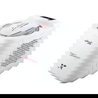 Aparat de facut inghetat Daewoo UltraLine, 135 W, capacitate 1 litru, touch control panel, timp preparare inghetata 90-120 minute, temperatura preparare - 5 grade Celsius, Alb