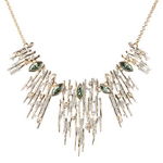 Bijuterii Femei Alexis Bittar Navette Crystal Bib Necklace Gold