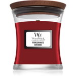 Woodwick Pomegranate lumânare parfumată cu fitil din lemn 85 g, Woodwick