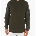 Ermenegildo Zegna Zzegna Solid Color Wool Crew-Neck Sweater Green