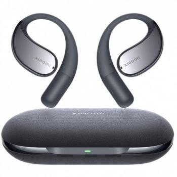 Casti Open-Ear Xiaomi OpenWear Stereo, True Wireless, Bluetooth 5.3, Hi-Res Audio, AI Noise Cancellation, Cosmic Grey, Xiaomi