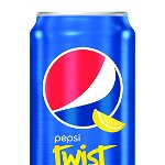 Suc carbogazos Pepsi Twist, 0.33L, SUA