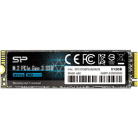 Solid-State Drive (SSD) SILICON POWER A60, 512GB, PCI Express 3.0 x4, M.2, SP512GBP34A60M28