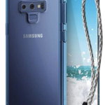 Ringke Protectie pentru spate Fusion Blue pentru Galaxy Note 9 + portcard + strap