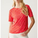 Marks & Spencer, Tricou relaxed fit cu imprimeu, Albastru